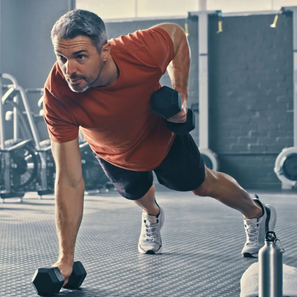 Person engaged in physical activity outdoors